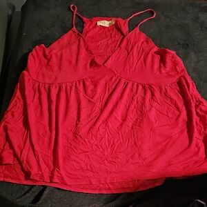 Peach Love California Bold Red Tank Top